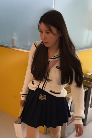 TK290-短裙妹子肉丝白内开闪