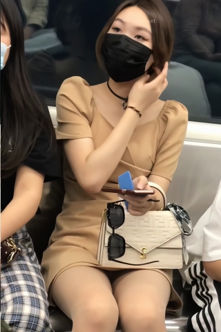 TK261-极品美女薄丝T裆灰内