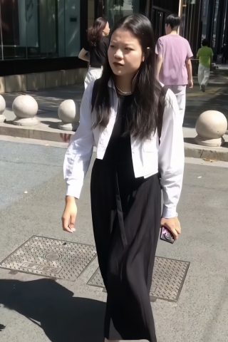 TK330-长裙肉丝妹子黑内开闪